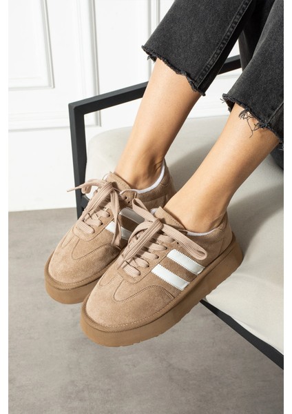 Monte Kadın Sneaker Premium Tasarım - Vizon modelleri