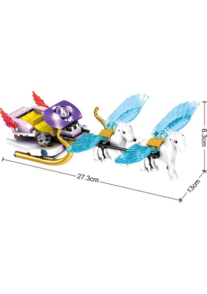 Ausini Fairy Parça Uçan Atlı Kızak ve Periler modelleri