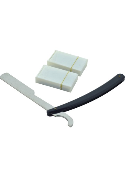 Siyah Tıraş Usturası ve 10 Adet Tam Jilet