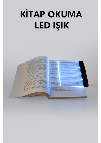 Kitap Arası Okuma Işığı LED Panel Light Panel Book (Kutulu)