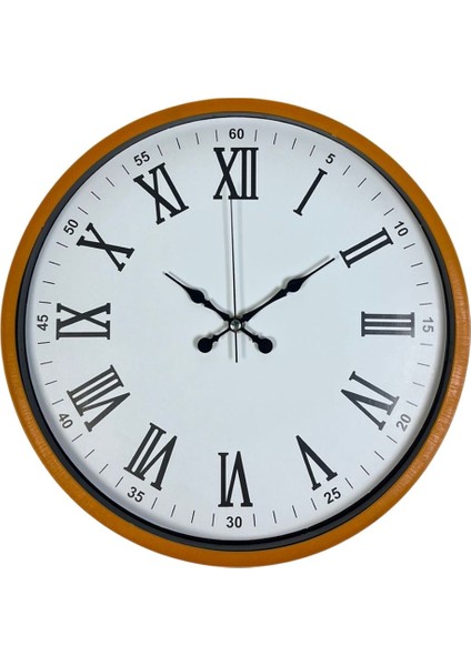 Zentime 36 cm Turuncu Dekoratif Duvar Saati fiyatları