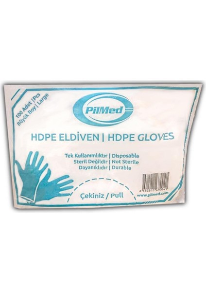 Tek Kullanımlık Şeffaf Hijyenik Poşet Eldiven 1000 Adet Eko Paket fiyatları