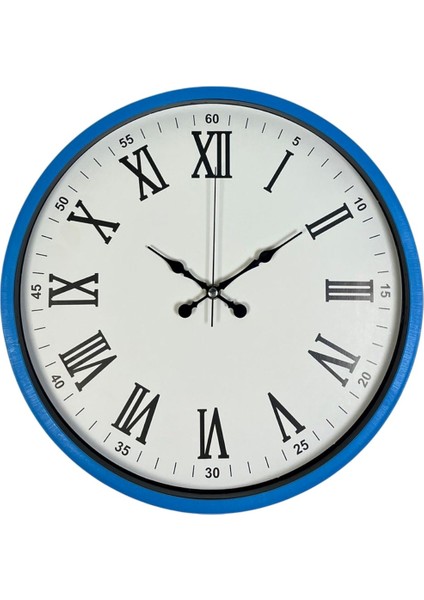 Zentime 36 cm Mavi Dekoratif Duvar Saati fiyatları