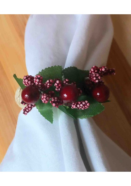 Yılbaşı Sofra Sunum Kokina 6'lı Peçete Yüzüğü fırsatları