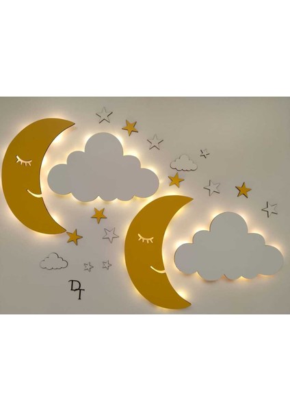 LED Işıklı Çocuk Odası Duvar Dekorasyon