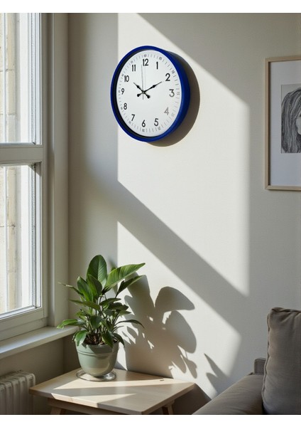 Zentime 36 cm Lacivert Dekoratif Duvar Saati fırsatları