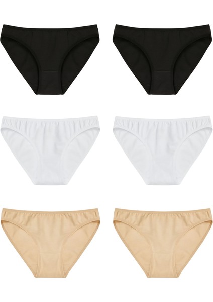 6'lı Ekonomik Paket Bambu Bikini Külot OZT6201 fiyatları