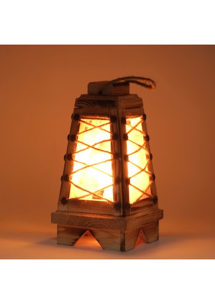 Kristal Ahşap Tuz Lambası fiyatları