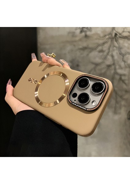Iphone 16 Uyumlu Lens Koruma Hediyeli Mat Magsafe Özellikli Kılıf