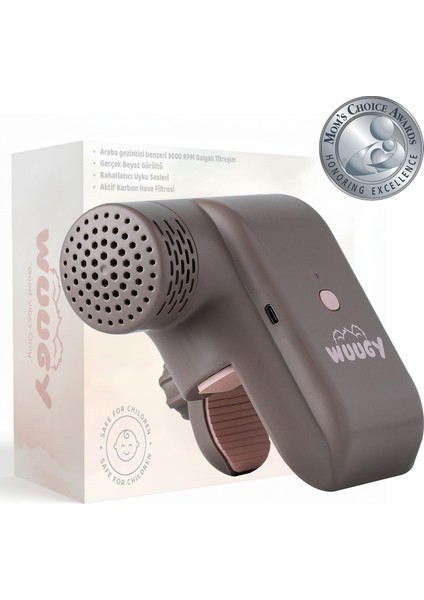 Akıllı Bebek Uyku Asistanı – Taşınabilir, Titreşimli, Beyaz Gürültülü, Hava Filtreli Yardımcı