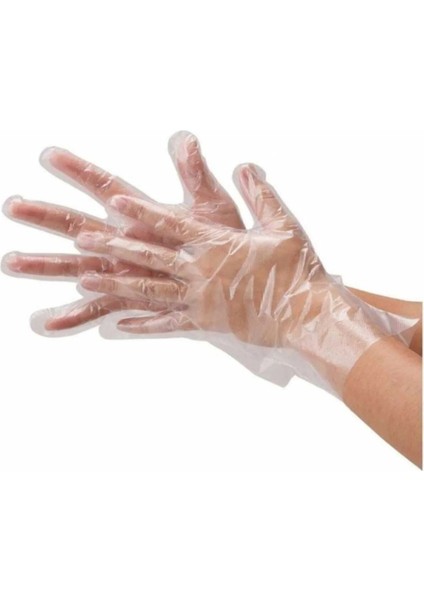 Pe Şeffaf Eldiven 300 Adet Poşet Eldiven