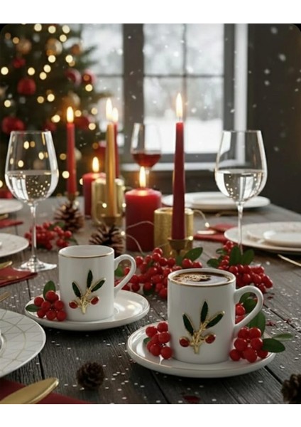 Fine Living Kokina 4 Parça 2 Kişilik Kahve Fincan Seti 93ML modelleri