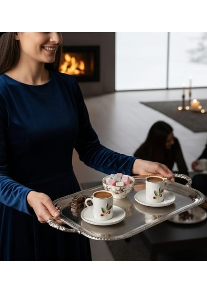 Fine Living Kokina 4 Parça 2 Kişilik Kahve Fincan Seti 93ML fırsatları