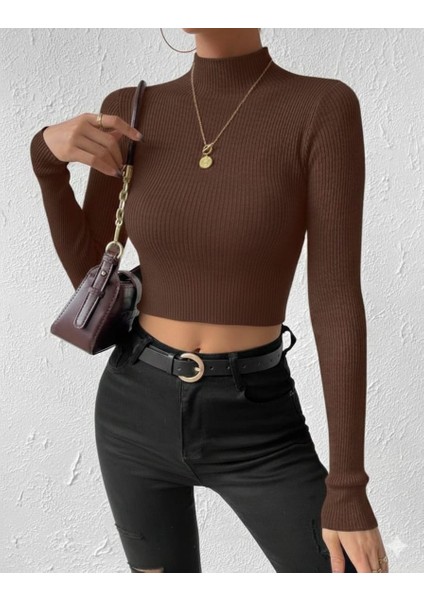 Crop Yarım Balıkçı Bluz