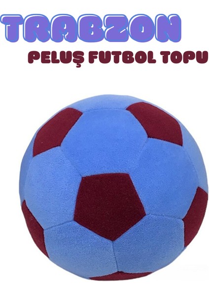 Peluş Futbol Topu Trabzon Yumuşak Peluş Top 20X20CM