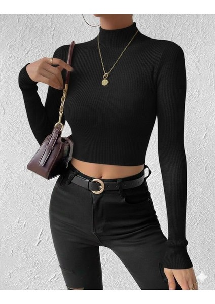 Crop Yarım Balıkçı Bluz