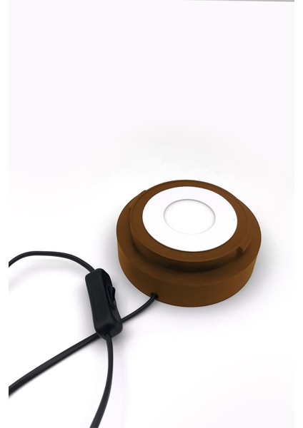 Modern Kahverengi Dekoratif LED Panel ile Şık Aydınlatma Çözümü