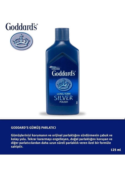 Goddars Gümüş Parlatıcı 125ML modelleri