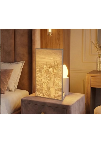 Kişiye Özel 3D Kabartmalı Resimli Gece Lambası & Dekoratif Işıklı Anı Çerçevesi fırsatları