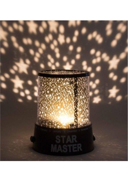 Star Master Renkli Yıldızlı Gökyüzü Projeksiyon Gece Lambası