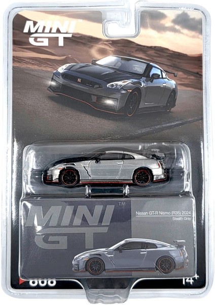 1:64 Nissan Gt-R Nismo 2024 Stealth Gray Chase Model