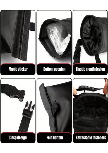 2 Adet Araç Atık Depolama Kutusu Araba Çöp Torbası Oto Koltuk Arkası Asılı Çöp Torbası fırsatları