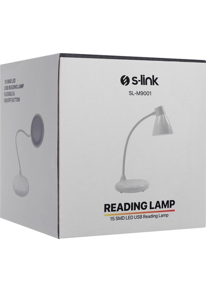 SL-M9001 3AA Pil ve USB Destekli Beyaz Masa Üstü 15 Smd Ledli Okuma Lambası indirimleri