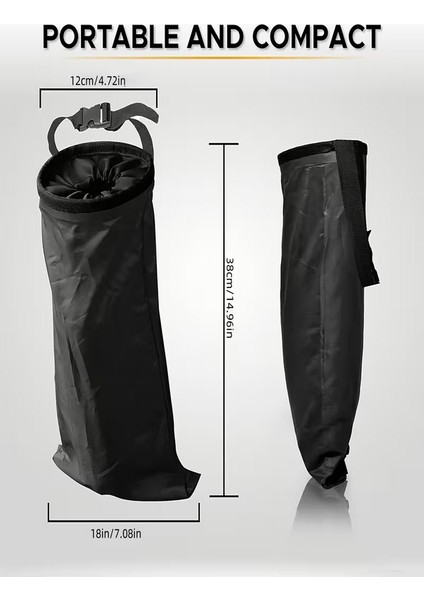 2 Adet Tüm Araçlara Uygun Atık Depolama Kutusu Araba Çöp Torbası Oto Koltuk Arkası Asılı Çöp Torbası modelleri