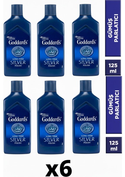 Gümüş Parlatıcısı 125ML 6 Adet