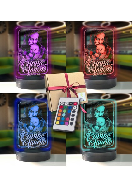 Annelere Özel Hediye LED Gece Lambası