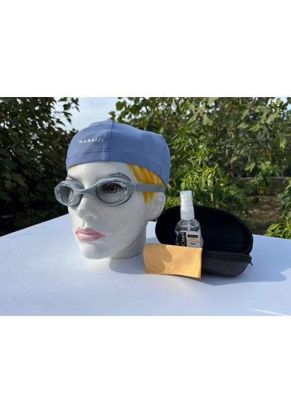 Yetişkin Yüzücü Gözlüğü – Buğu Karşıtı, Silikon Çerçeve, Kılıf + Sprey + Bez Hediyeli fiyatları