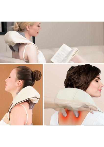 Buffer® Elektrikli Boyun ve Sırt Masaj Aleti Kablosuz Boyun ve Omuz Yoğurma Masaj Yastığı modelleri