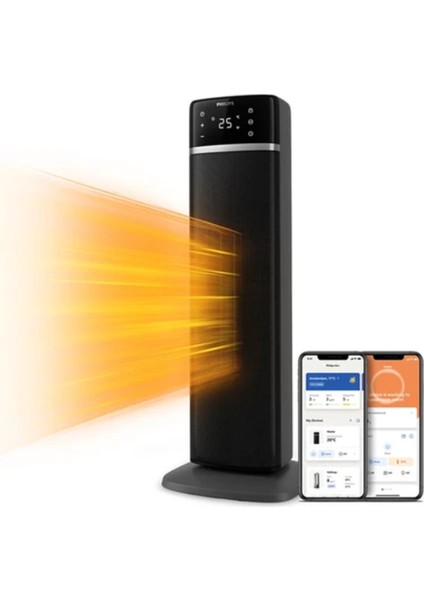 5000 Serisi 2000 Watt Akıllı Kule Tipi Seramik Isıtıcı CX5120/11 Iki Saniyede Hızlı Isıtma