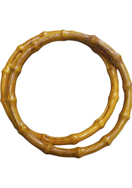 Çanta Sapı Akrilik Yuvarlak Hardal