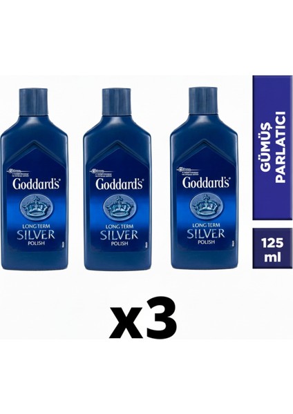 Gümüş Parlatıcısı 125ML 3 Adet