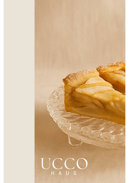 Ayaklı Cam Sunum Tabağı 23 cm – Zarif Sofralar ve Çay Saati Tatlı Sunumları Için Şık Servis Tabağı fırsatları