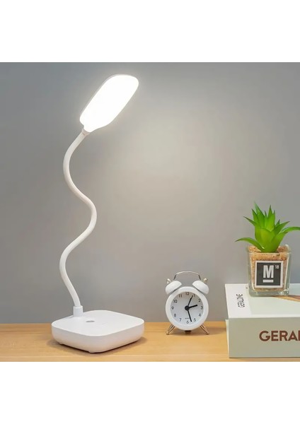 Şarjlı Masa Lambası Dokunmatik LED Kademeli Çalışma Okuma Işığı Flexible Masa Lambası fiyatları