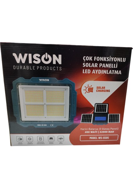 WS-5585 (Solarpanelli LED Aydınlatma)