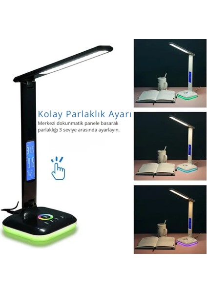 Dlc LED Masa Lambası Siyah Rgb Gece Lambası modelleri