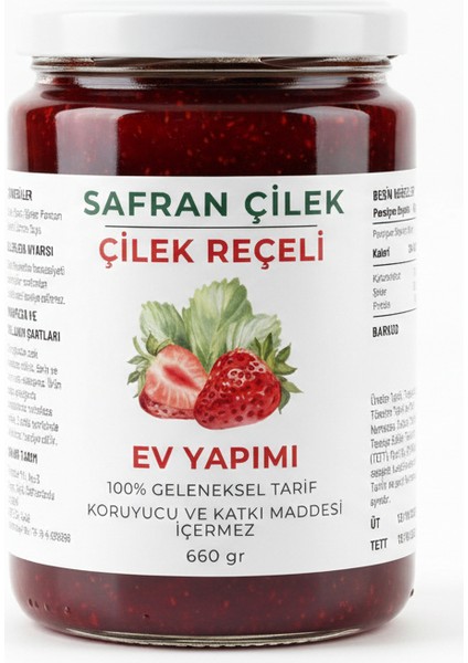 Çilek Reçeli 660CC/660GR