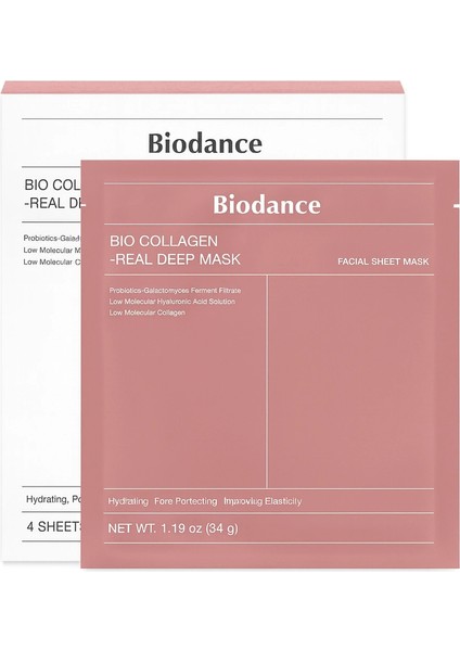 Hidrojel Gece Maskesi – Bio-Kolajen Derin Onarım Maskesi Kutuda 4 Tane Jel Maske
