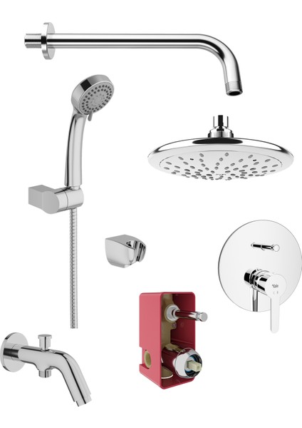 Verde Ankastre Duş Seti