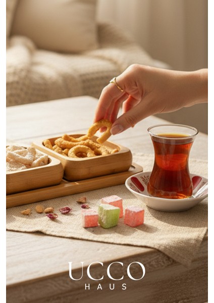 Bambu 3'lü Kahvaltılık & Sunumluk & Çerezlik | Reçellik & Çikolatalık & Bal | Kase Seti modelleri