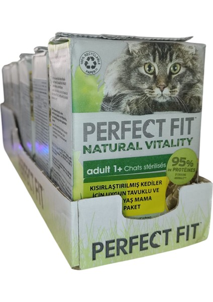 Tavuklu ve Hindili Kısırlaştırılmış Yaş Mama 6x