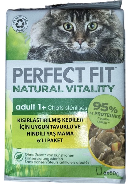 Tavuklu ve Hindili Kısırlaştırılmış Yaş Mama 6x fiyatları