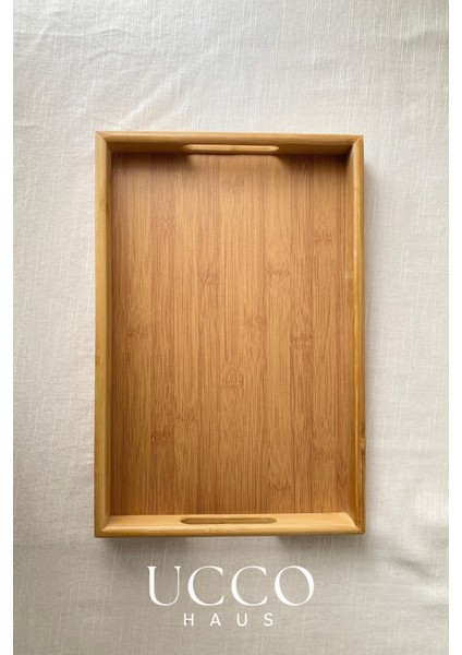 3’lü Bambu Tepsi Seti | Doğal Ahşap Servis Tepsisi | 40X28 -37X25 -33X22 cm | Şık ve Sağlıklı Sunum fiyatları