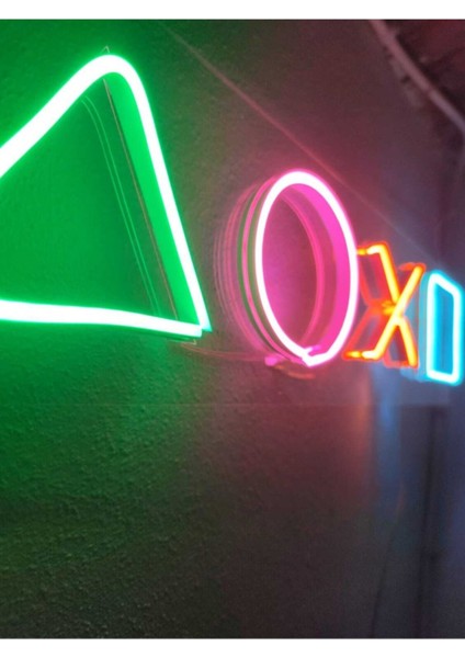 Playstation Neon Şekiller Işaret Neon LED Dekoratif Duvar Aydınlatması Neon Duvar Yazısıı fiyatları