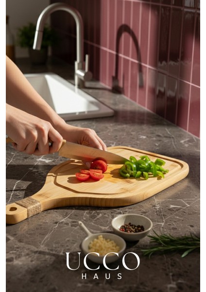 Bambu Kesme Sunum Tahtası 40 cm Orta Boy – , Sağlıklı, Dayanıklı Sunumluk Şarküteri fırsatları