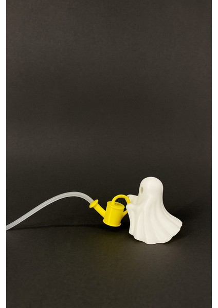 Bitki Sulayan Hayalet Dekoru Pilli Mum ile Kullanım Saksı Dekoru Ev Dekorasyonu Hediye modelleri