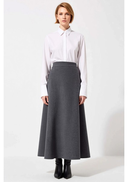 Kadın Maxi Etek Yüksek Bel Düz Dokuma Fonksiyonel Dayanıklı Kaliteli Konforlu Estetik Spor fırsatları